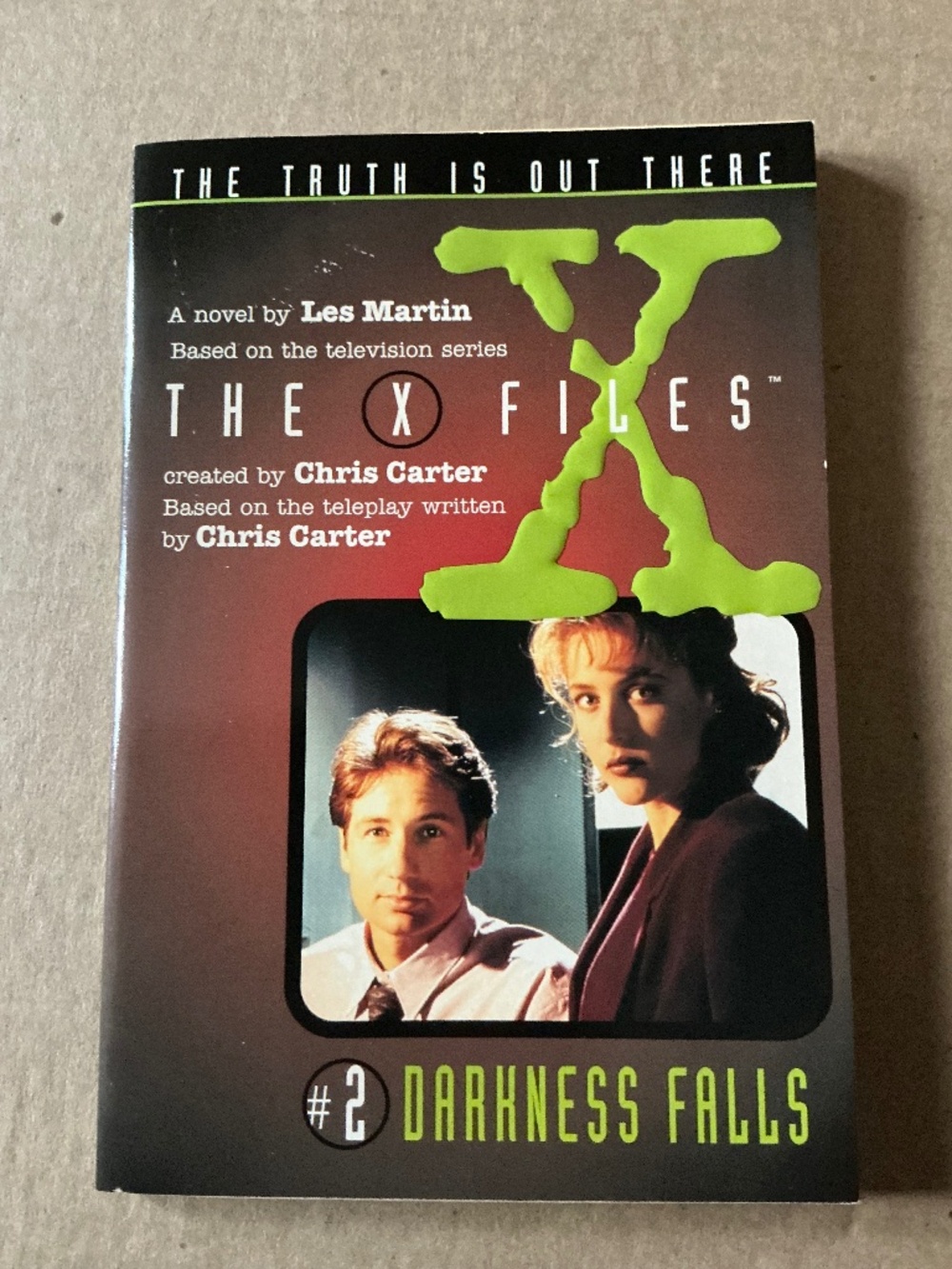 The X-Files Book #2 Darkness Falls by Les Martin Softcover 1995